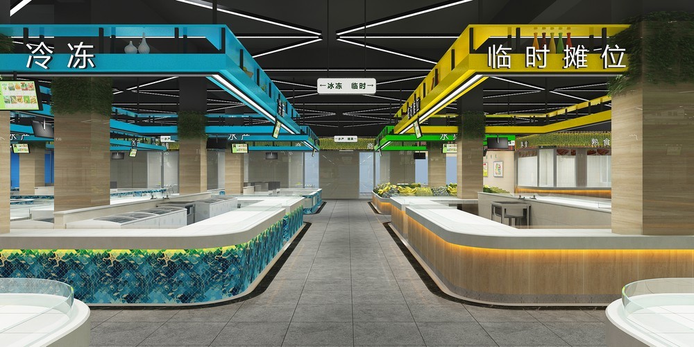 菜市场改造天壤之别